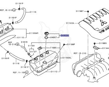 Mitsubishi - Outlander - CW6W - 2010 - XLHYZ1 - 6B31