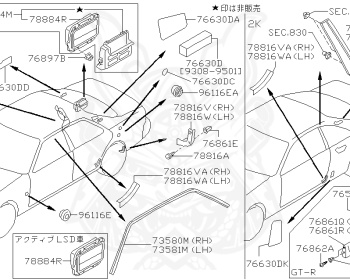 Nissan - Skyline GT-R - BCNR33 - 1996 - GTR TYPE - 2 door hard top (2K) - 4 WHEEL DRIVE(4WD) - MANUAL TRANS 5-SPEED(MT.F5) - HICAS - RB26DETT