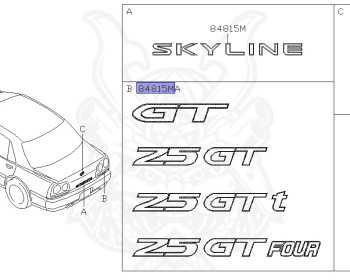 Nissan - Skyline - R34 25GTT - ER34 - 2002 - 25GT TURBO - 2-door hardtop (2K) - MANUAL TRANS 5-SPEED(MT.F5) - HI-CAS 2-Link Drive (HI.2WD) - RB25DET