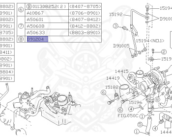 Subaru - L Series - SXX - Jan-1984 - Dec-1992 - Sedan - Right hand - EA82T