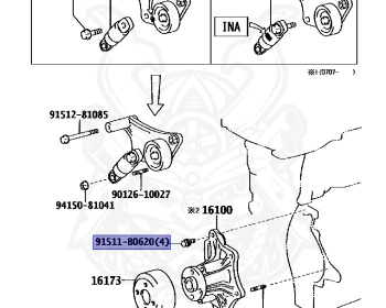Toyota - Ipsum - ACM26W - 2001 - 240S TYPE - 2AZFE