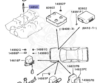 Mitsubishi - Colt - C14A - 1985 - SNHG - 4D65
