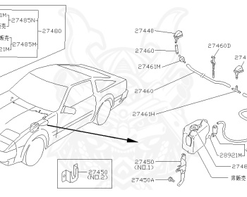 Nissan - Fairlady Z - Z31 - 1986 - ZR - MANUAL TRANSMISSION(MT) - T-bar roof (KZ#) - VG30D