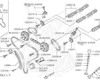 Nissan - Skyline - V35 - 2007 - 250GT - SEDAN(S) - 2 WHEEL DRIVE(2WD) - AUTOMATIC-FLOOR SHIFT(AT.F4) - VQ25DD
