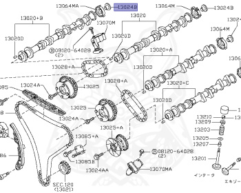 Nissan - Skyline - V36 - 2008 - 250GT/250GT FOUR - SEDAN(S) - 2-linked (2WD/STD) - 5 SPEED AUTOMATIC TRANS(5AT) - VQ25HR