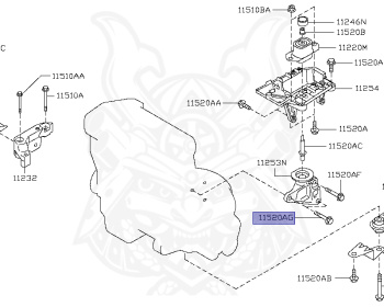 Nissan - Note - E11 - 2010 - 15G - WAGON(W) - 2 WHEEL DRIVE(2WD) - CVT(CVT) - HR15DE