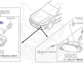 Nissan - Skyline GT-R - BNR34 - 2001 - GT-R V-Spec-2 - 2 door hard top (2K) - MANUAL MISSION 6-SPEED(MT.F6) - Hi-Cas 4-Link (HI.4WD) - RB26DETT