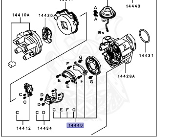 Mitsubishi - Galant - E19A - 1999 - SNQNG2 - 4G93