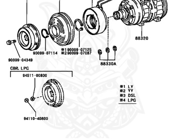 Toyota - Dyna - LY151 - 1996 - Manual - 3L
