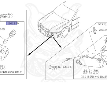 Nissan - Skyline GT-R - BNR34 - 2000 - GT-R V-Spec-2 - 2 door hard top (2K) - MANUAL MISSION 6-SPEED(MT.F6) - Hi-Cas 4-Link (HI.4WD) - RB26DETT