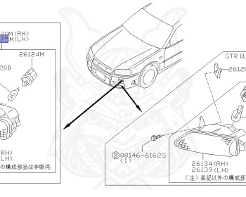 Nissan - Skyline - R34 25GTT - ER34 - 2000 - 25GT TURBO - 4 DOOR SEDAN(4S) - AUTOMATIC-FLOOR SHIFT(AT.F4) - Hi-Cas 2-Link (HI.2WD) - RB25DET