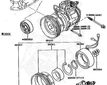 Toyota - Corona - ST171 - 1991 - G TYPE - LIFTBACK - Manual - 3SFE