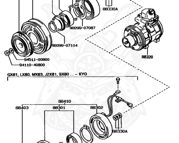 Toyota - Mark 2 - GX81 - 1988 - GRANDE TYPE - HARDTOP - Automatic - 1GFE