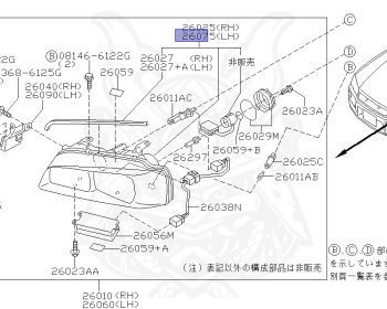 Nissan - Skyline - R34 25GT - ENR34 - 1998 - 25GT FOUR - 2 door hard top (2K) - AUTOMATIC-FLOOR SHIFT(AT.F4) - Hi-cast 4-link (IRS.4WD) - RB25DE