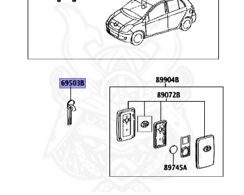 Toyota - Vitz - SCP90 - 2005 - F TYPE - 5-DOOR - Variator - 2SZFE