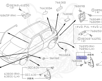 Nissan - Pulsar - N15 - 1995 - BB - 3 DOOR HATCHBACK(3HB) - 2-Link Lucino (2WD.LUC) - AUTOMATIC TRANSMISSION(AT) - GA15DE