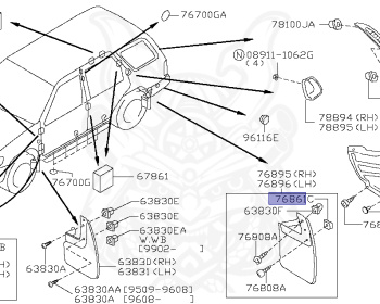 Nissan - Pathfinder - R50 - 1997 - LE GRADE - WAGON(W) - 4 WHEEL DRIVE(4WD) - AUTOMATIC TRANSMISSION(AT) - VG33E