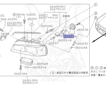 Nissan - Skyline - R34 25GT - ENR34 - 1999 - GT-V - 4 DOOR SEDAN(4S) - AUTOMATIC-FLOOR SHIFT(AT.F4) - Hi-Cas 2-Link (HI.2WD) - RB25DE