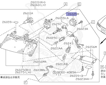 Nissan - Cedric/Gloria - Y34 - 1999 - 250TX - HARDTOP(K) - 4 WHEEL DRIVE(4WD) - AUTOMATIC-FLOOR SHIFT(AT.F4) - RB25DET