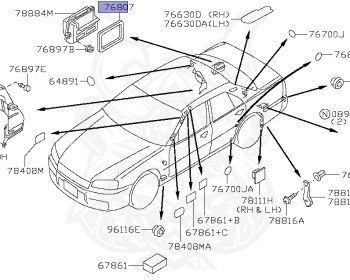 Nissan - Skyline - R34 25GTT - ER34 - 2000 - 25GT TURBO - 4 DOOR SEDAN(4S) - AUTOMATIC-FLOOR SHIFT(AT.F4) - Hi-Cas 2-Link (HI.2WD) - RB25DET