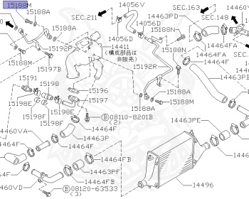 Nissan - Avenir - W11 - 1999 - GT4-Z - WAGON(W) - 4 WHEEL DRIVE(4WD) - AUTOMATIC-FLOOR SHIFT(AT.F4) - SR20DET