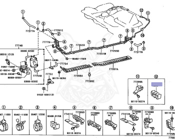 Genuine Celica GT-Four ST205 Other OEM parts supplied from Japan