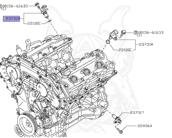 Nissan - Teana - J32 - 2008 - 250XL GRADE - SEDAN(SED) - 2 WHEEL DRIVE(2WD) - CVT(CVT) - VQ25DE
