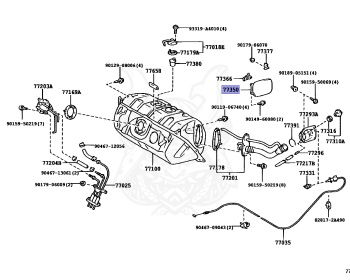 Toyota - Mark 2 - GX100 - 1996 - GRANDE TYPEGRANDE FOUR TYPE - Manual - 1GFE