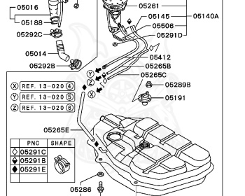 Mitsubishi - Libero - CD5W - 1999 - LRHE3 - 4G93