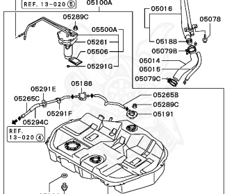 Mitsubishi - Mirage - CK2A - 1999 - SRXM3 - 4G15