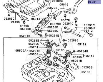 Mitsubishi - Diamante - F11A - 1992 - TNHE - 6G71