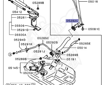 Mitsubishi - Lancer - CB6A - 1996 - SRPM2 - 6A10