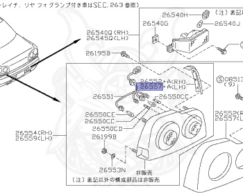 Nissan - Skyline - R34 25GT - ENR34 - 1998 - 25GT - 2 door hard top (2K) - AUTOMATIC-FLOOR SHIFT(AT.F4) - High cast, 2-link (IRS.2WD) - RB25DE
