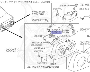 Nissan - Skyline - R34 25GTT - ER34 - 1998 - 25GT TURBO - 2 door hard top (2K) - MANUAL TRANS 5-SPEED(MT.F5) - Hi-Cas 2-Link (HI.2WD) - RB25DET