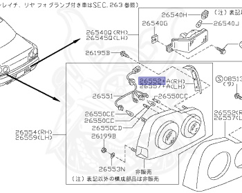 Nissan - Skyline - R34 25GTT - ER34 - 1998 - 25GT TURBO - 2 door hard top (2K) - MANUAL TRANS 5-SPEED(MT.F5) - Hi-Cas 2-Link (HI.2WD) - RB25DET