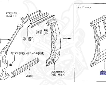 Nissan - Datsun - 720 - 1979 - DELUXE TYPE - Heisho Truck (TH) - 2 WHEEL DRIVE(2WD) - 4 SPEED T/M COLUMN SHIFT(R4) - SD22