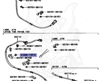 Toyota - Hilux - LN85 - 1991 - DLX TYPE - REGULAR CAB - Manual - 2L