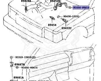 Toyota - Hilux - LN106 - 1990 - SR TYPE - REGULAR CAB - Manual - 3L