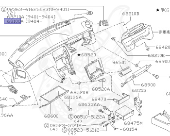 Nissan - Silvia - S14 - 1998 - KS - HARDTOP(K) - AUTOMATIC TRANSMISSION(AT) - TWO WHEELS STEERING(2WS) - SR20DET