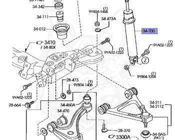 Mazda - RX-8 - SE3P - Feb-2003 - Right hand - 13-MSP