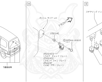 Nissan - Serena - C23 - 1996 - FX Rio - WAGON(W) - 2 WHEEL DRIVE(2WD) - AUTOMATIC TRANSMISSION(AT) - SR20DE