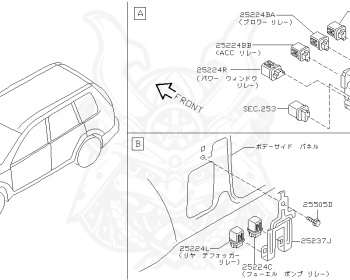Nissan - X-Trail - T30 - 2000 - GT TYPE - WAGON(W) - 4 WHEEL DRIVE(4WD) - AUTOMATIC TRANSMISSION(AT) - SR20VET