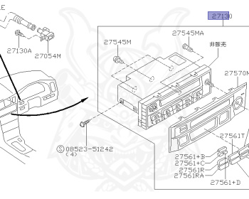 Nissan - Skyline - R34 25GT - ENR34 - 1998 - 25GT - 2 door hard top (2K) - AUTOMATIC-FLOOR SHIFT(AT.F4) - High cast, 2-link (IRS.2WD) - RB25DE