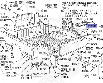 Nissan - Datsun - 720 - 1983 - DELUXE TYPE - DOUBLE CAB(WC) - 2 WHEEL DRIVE(2WD) - Column Manual 5th (R5) - SD23