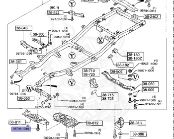 Mazda - Proceed - UF66M - Feb-1996 - Right hand - G6