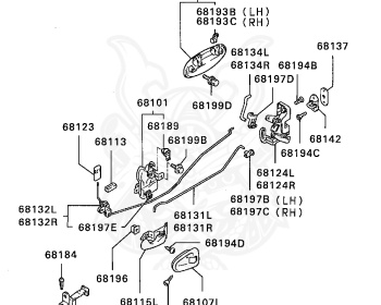 Mitsubishi - Lancer - CB1A - 1991 - PNJ - 4G13