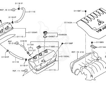 Mitsubishi - Outlander - CW6W - 2012 - XLXYZ6 - 6B31