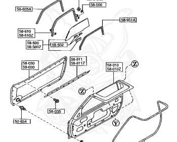 Genuine Autozam AZ-1 PG6SA Exterior OEM parts supplied from
