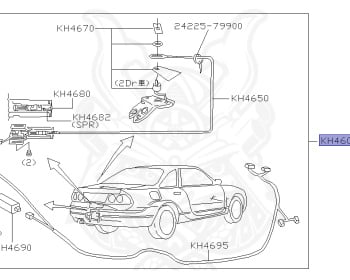 Nissan - Skyline - R34 25GTT - ER34 - 1999 - 25GT TURBO - 2 door hard top (2K) - MANUAL TRANS 5-SPEED(MT.F5) - Hi-Cas 2-Link (HI.2WD) - RB25DET
