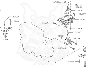 Nissan - Note - E11 - 2010 - 15G - WAGON(W) - 2 WHEEL DRIVE(2WD) - CVT(CVT) - HR15DE